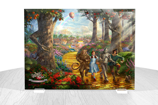 Thomas Kinkade Studios (The Wizard of Oz™ -Follow the Yellow Brick Road™) StarFire Prints™ Beveled Glass