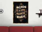 Harry Potter™ (Magic Words) MightyPrint™ Wall Art