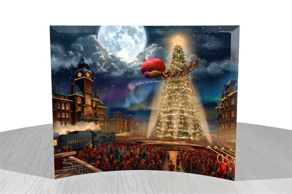 Thomas Kinkade Studios (The Polar Express™) StarFire Prints™ Curved Glass