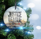 Justice League™ (Logo) Starfire Prints™ Hanging Glass Decoration