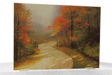 Thomas Kinkade (Autumn Lane) StarFire Prints™ Beveled Glass