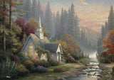 Thomas Kinkade (The Forest Chapel) MightyPrint Wall Art