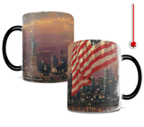 Thomas Kinkade (Light of Freedom - New York USA) Morphing Mugs™ Heat-Sensitive Mug