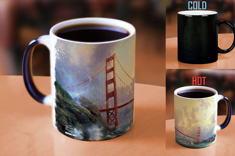 Thomas Kinkade (San Francisco, Golden Gate Bridge) Morphing Mugs™ Heat-Sensitive Mug