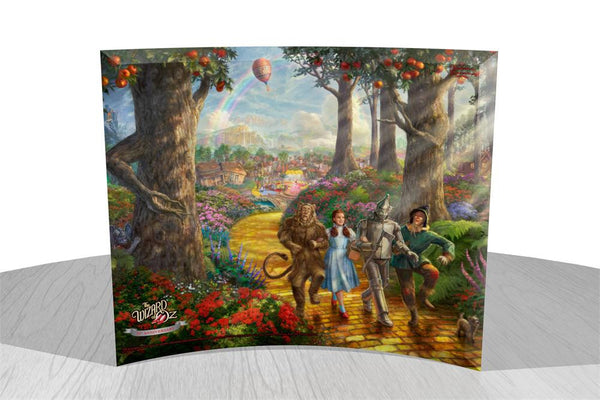 Thomas Kinkade Studios (The Wizard of Oz™ - Follow the Yellow Brick Road™) StarFire Prints™ Curved Glass