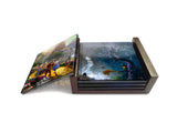 Thomas Kinkade (The Wizard of Oz™ - Dorothy Discovers the Emerald City™) StarFire Prints™ Glass Coasters
