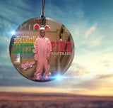 A Christmas Story ™ (Pink Nightmare) StarFire Prints ™ Hanging Glass
