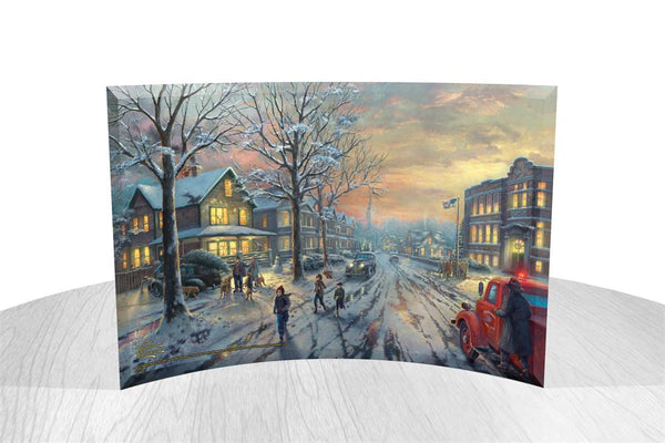 Thomas Kinkade Studios (A Christmas Story™) StarFire Prints™ Curved Glass
