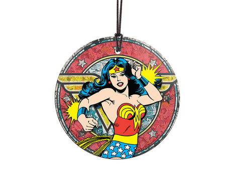 DC Comics Originals (Wonder Woman Retro) Starfire Prints™ Hanging Glass Decoration