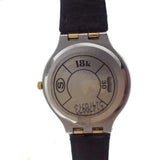 OMEGA 18K Gold Stainless Steel Quartz Unisex Watch Serviced