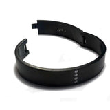 BTiff Brighter than Diamond Anodized Titanium 3 Pave Bangle Bracelets Triple Stack