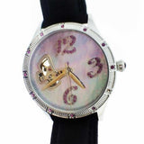 Preowned Ladies Stuhrling Watch ST 90089 Skeleton Back 20 Jewels