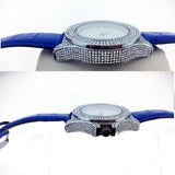 Mens Diamond Maxx Diamond Watch Stunning 3 Row Bezel Diamonds on Entire Case