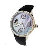 Preowned Ladies Stuhrling Watch ST 90089 Skeleton Back 20 Jewels