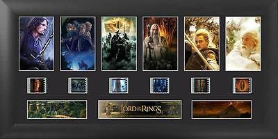Lord of the Rings Trilogy Deluxe Film Cell Numbered Limited Edition COA