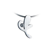 BTiff Signity Star Brighter than Diamond Tension Set Stain Steel Cactus Pendant