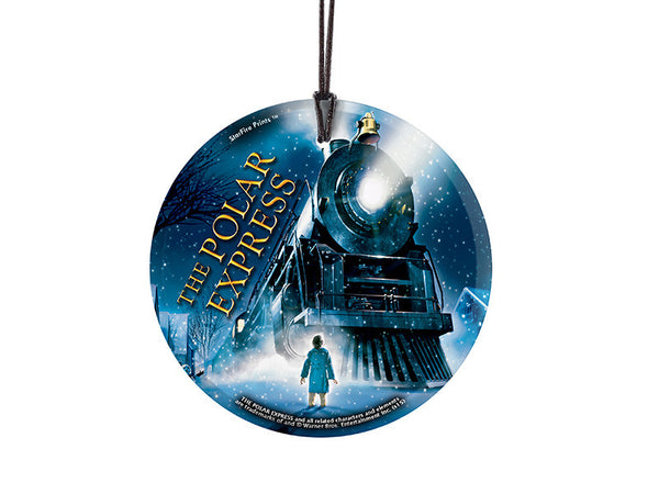 The Polar Express (Train) StarFire Prints™ Hanging Glass