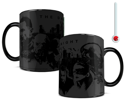 Batman: The Dark Knight™ Trilogy (Black and White) Morphing Mugs™ Heat-Sensitive Mug