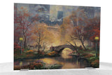 Thomas Kinkade (Central Park in the Fall) StarFire Prints™ Beveled Glass