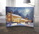 Thomas Kinkade Studios (National Lampoon's Christmas Vacation) Curved Acrylic Print