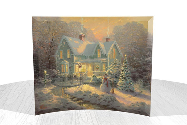 Thomas Kinkade (Blessings of Christmas) StarFire Prints™ Curved Glass