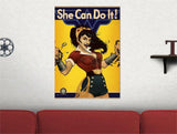 DC Comics Justice League™ (Bombshell Wonder Woman) MightyPrint™ Wall Art