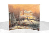 Thomas Kinkade (Victorian Christmas II) StarFire Prints™ Curved Glass