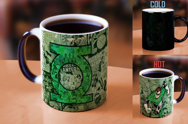 DC Comics Originals (Green Lantern Retro Logo) Morphing Mugs™ Heat-Sensitive Mug