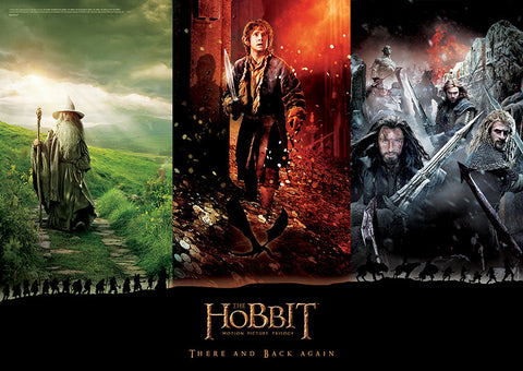 THE HOBBIT TRILOGY (There and Back Again) MightyPrint™ Wall Art