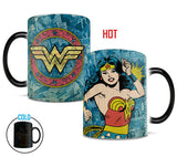 DC Comics Originals (Wonder Woman Retro Logo) Morphing Mugs™ Heat-Sensitive Mug