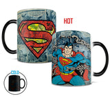 DC Comics Originals (Superman Retro Logo) Morphing Mugs™ Heat-Sensitive Mug