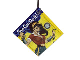 DC Comics Justice League (Wonder Woman) Starfire Prints™ Hanging Glass Decoration