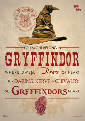 Harry Potter™ (Sorting Hat Gryffindor) MightyPrint™ Wall Art