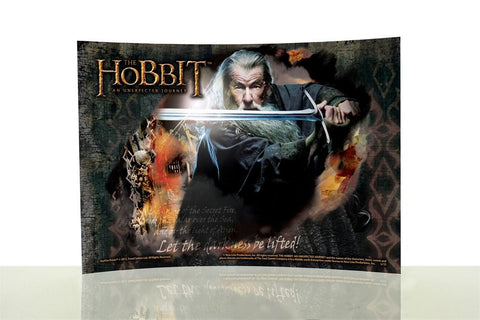 THE HOBBIT: AN UNEXPECTED JOURNEY (Gandalf) StarFire Prints™ Curved Glass