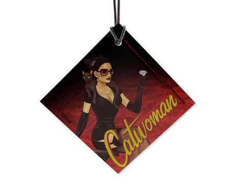 DC Comics Justice League (Catwoman Bombshell) Starfire Prints™ Hanging Glass
