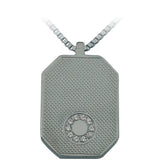 B.Tiff Meblo Stainless Steel Dog Tag Pendant