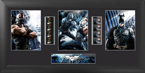 Batman Dark Knight Rises Batman vs Bane Trio Film Cell Numbered Limited Edition COA