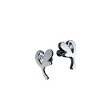 B.Tiff Cactus Earrings Stainless Steel Tension Set Stone