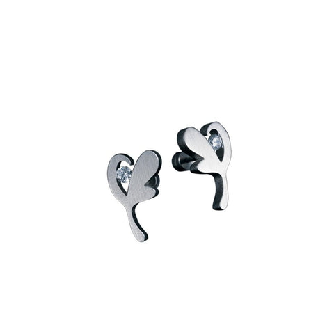 B.Tiff Cactus Earrings Stainless Steel Tension Set Stone