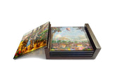 Thomas Kinkade Studios (The Wizard of Oz™ - Follow the Yellow Brick Road™) StarFire Prints™ Glass Coasters