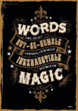 Harry Potter™ (Magic Words) MightyPrint™ Wall Art