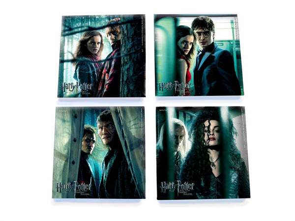 Harry Potter and the Deathly Hallows™ StarFire Prints™ Glass Coasters