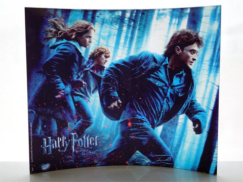 Harry Potter and the Deathly Hallows™ (Running In The Woods) StarFire Prints™ Curved Glass