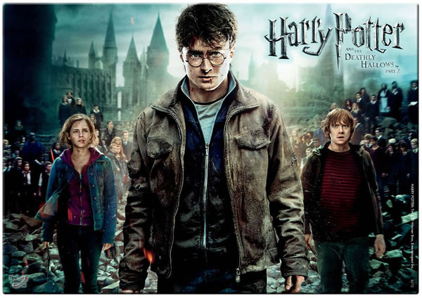 Harry Potter and the Deathly Hallows™ Part 2 (Harry, Ron and Hermione) StarFire Prints™ Glass Cutting Board