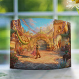 Disney (Rapunzel Dancing in the Sunlit Courtyard) Curved Acrylic Print