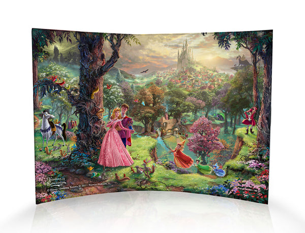 Disney (Sleeping Beauty )  Curved Acrylic Print