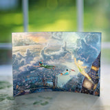 Disney (Tinker Bell and Peter Pan Fly to Neverland) Curved Acrylic Print