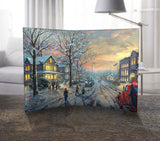 Thomas Kinkade Studios (A Christmas Story) Curved Acrylic Print