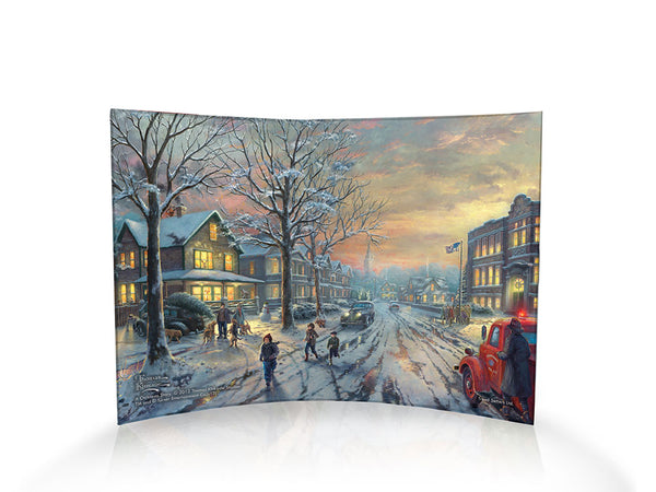 Thomas Kinkade Studios (A Christmas Story) Curved Acrylic Print