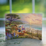 Disney (Donald and Daisy - A Duck Day Afternoon) Curved Acrylic Print